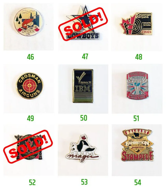 Vintage Collectable Lapel / Hat / Tack Pins - $5 each image indicator(6)