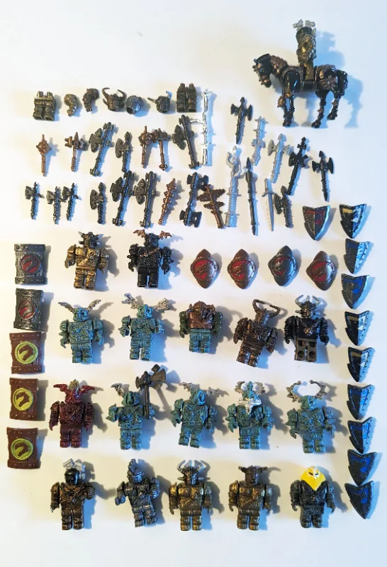 Mega Bloks Dragons Lot - Minifigures, Weapons & More thumbnail