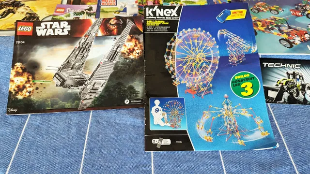 Large Collection of Lego and K'nex Instruction Manuals image indicator(4)