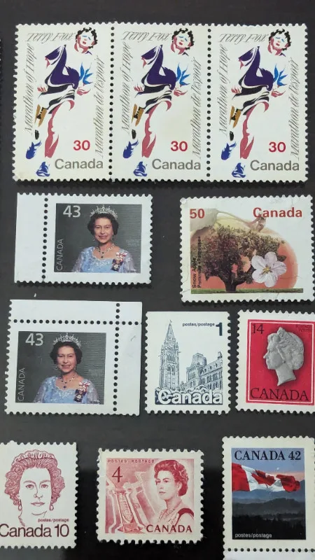 Assorted Canadian Stamps - 1967 - 2002 image indicator(7)