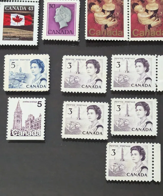 Assorted Canadian Stamps - 1967 - 2002 image indicator(10)