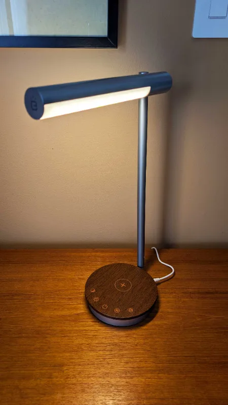 UltraBrite LED Desk Lamp with Wireless Charging image indicator(2)