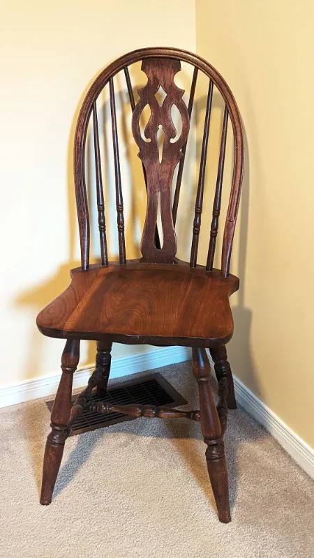 Vintage Owen Sound Chair Co. Bow Back Windsor Chair thumbnail