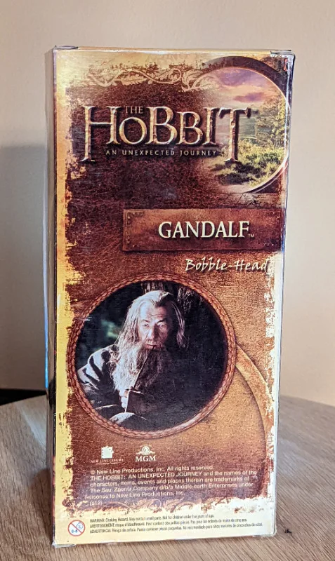 NEW - 2012 - The Hobbit - Gandalf the Grey - Wacky Wobbler Bobbl image indicator(2)