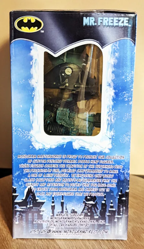 NEW - RARE - 2004 - Headstrong Heroes - Mr. Freeze - Dynamic Bob image indicator(2)