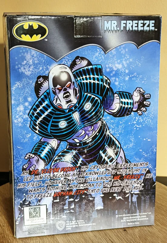 NEW - RARE - 2004 - Headstrong Heroes - Mr. Freeze - Dynamic Bob image indicator(3)
