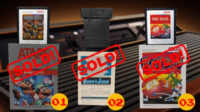 Atari 2600 Game Cartridges & Manuals image indicator(2)