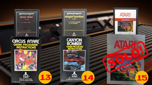 Atari 2600 Game Cartridges & Manuals image indicator(6)