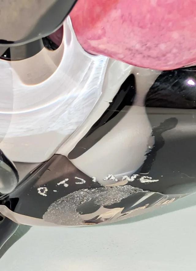 Hand Blown Ontario Craft Glass Cow by Paulus Tjiang image indicator(4)