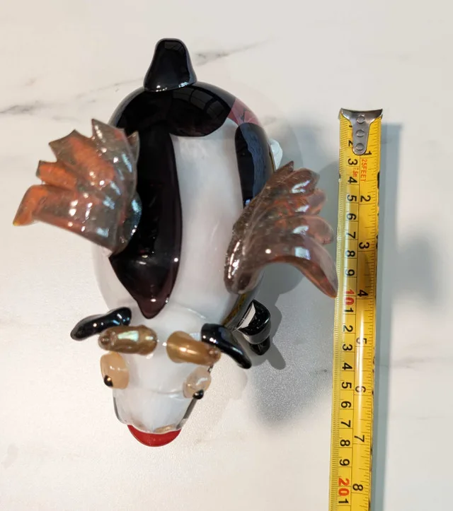 Hand Blown Ontario Craft Glass Cow by Paulus Tjiang image indicator(5)