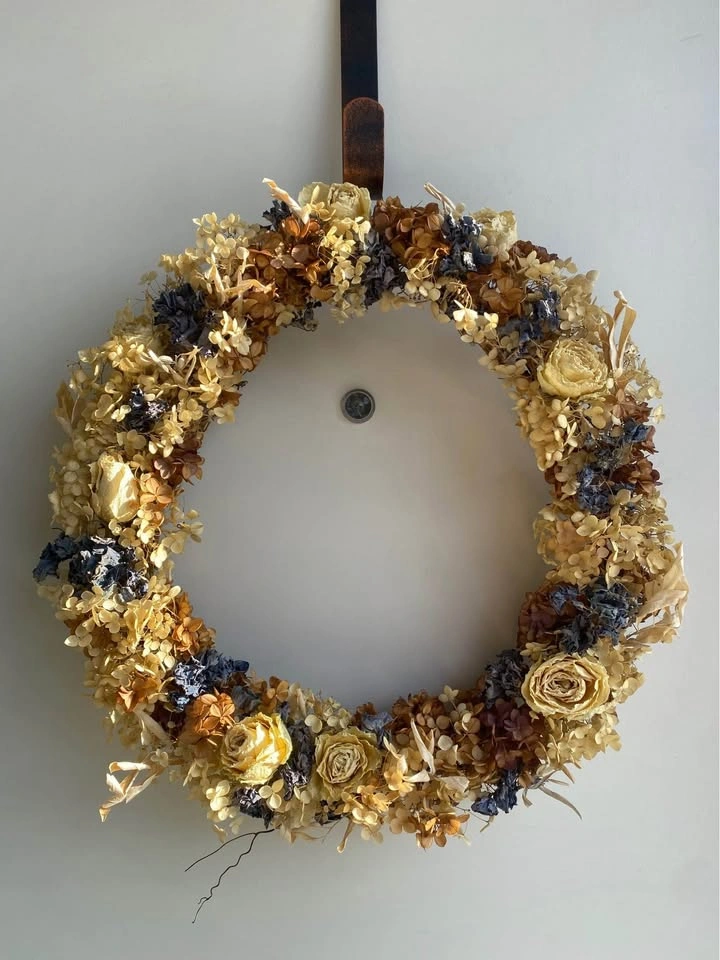 Dried Okanagan Flower Wreath - photo 2