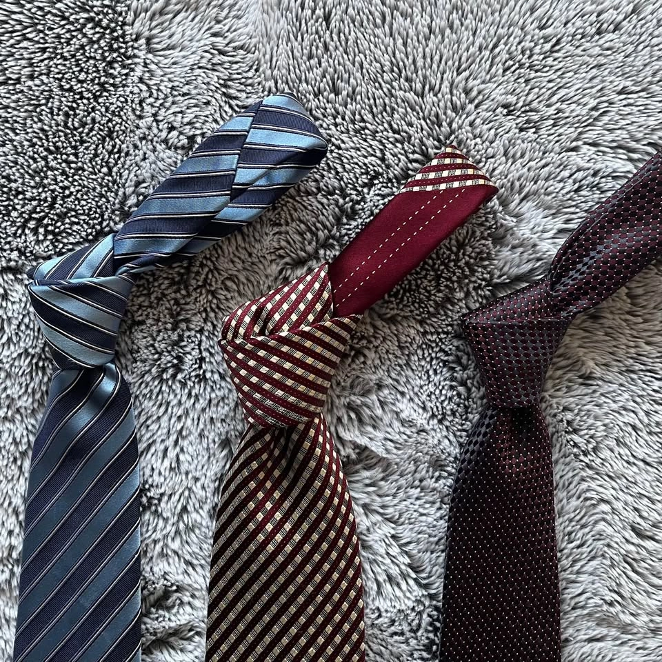 90s Vintage Men’s Ermenegildo Zegna Silk Ties - Immaculate - photo 2