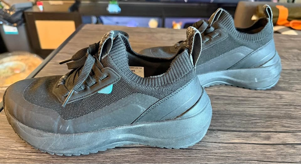 Vessi Black Everyday Shoes - Waterproof Style - Size 5W