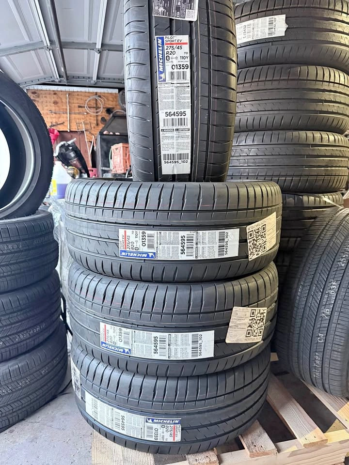 🔥700$🔥 4 Michelin Pilot Sport EV Tires 275/45R20 110Y XL