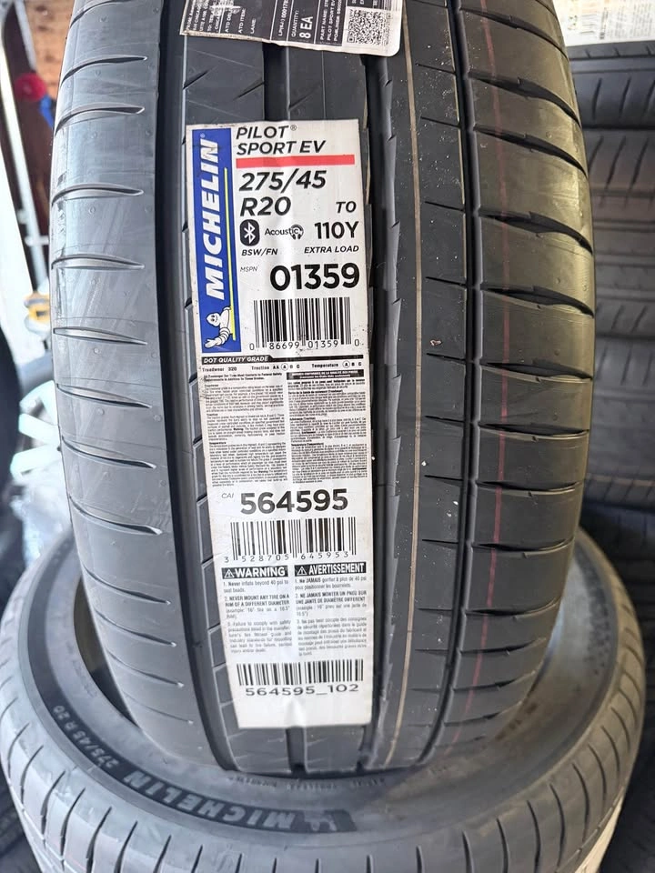 🔥700$🔥 4 Michelin Pilot Sport EV Tires 275/45R20 110Y XL - photo 3