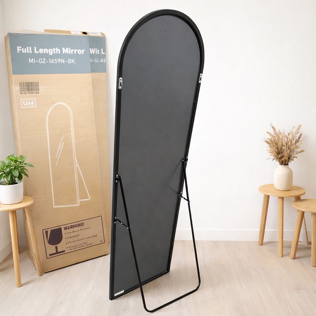 Full Length Mirror Black Frame - photo 2