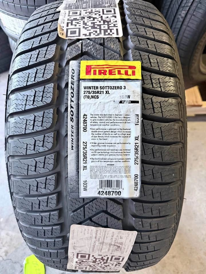 Pay Now 🔥250$🔥 275/35R21 103V XL - PIRELLI - WINTER SOTTOZERO 3