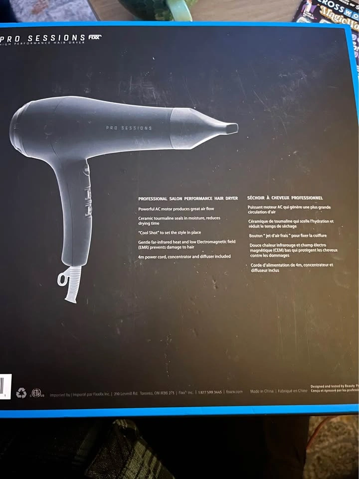 Pro Sessions FIXX Professional Hair Dryer with Diffuser - photo 2