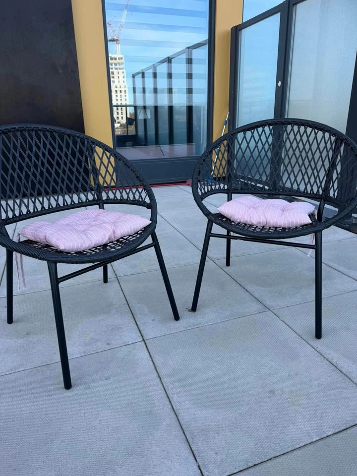Balcony/Patio Chairs - Great Condition ($45 Each) - photo 2