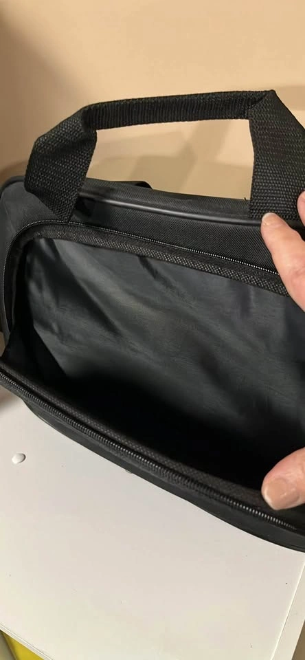 Black Travel Bag with Small Pouch - photo 2