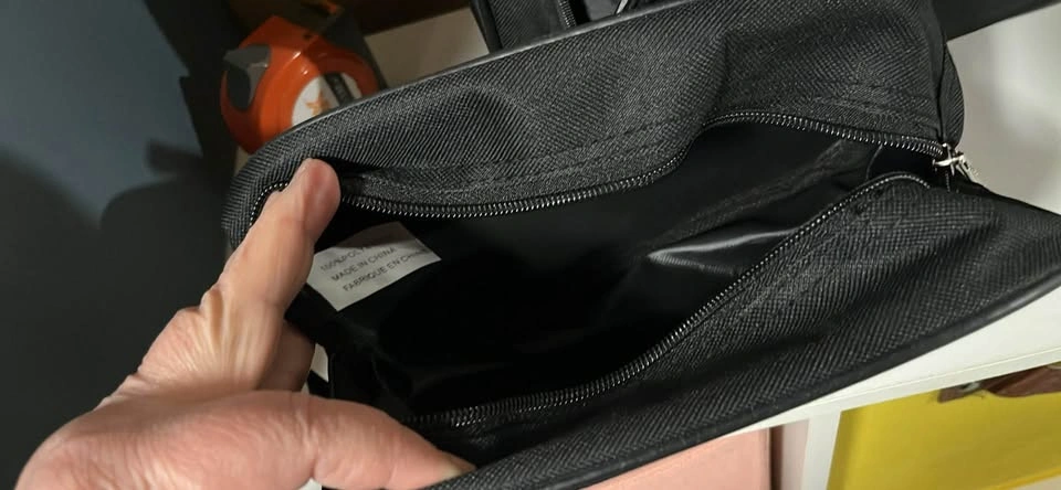 Black Travel Bag with Small Pouch - photo 5