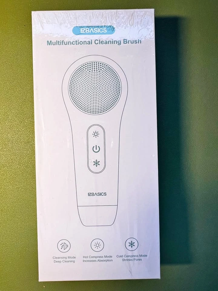EZBASICS Multifunctional Facial Cleansing Brush Hot Cold Compres