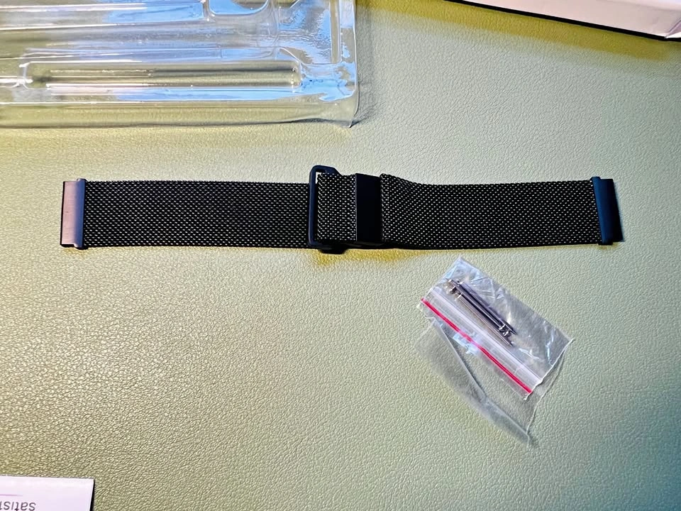 YG Black 20mm Milanese Magnetic Watch Band for Samsung