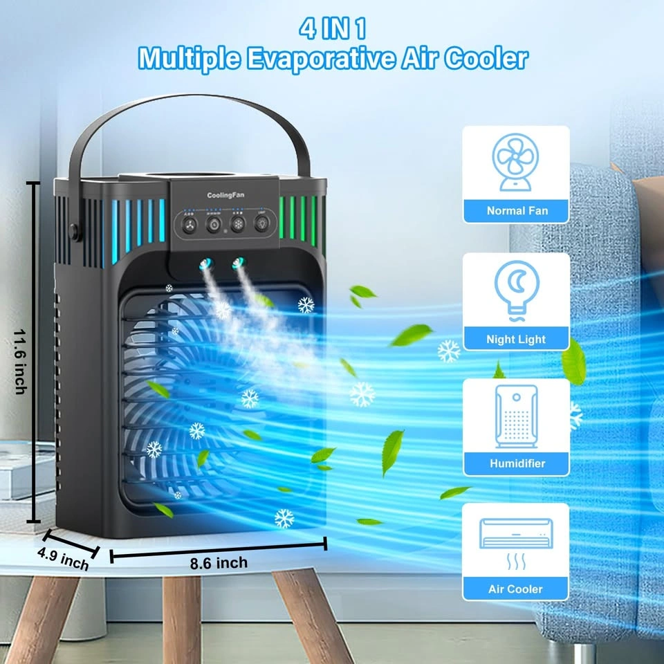 4-in-1 Portable Evaporative Air Cooler w Remote - photo 4