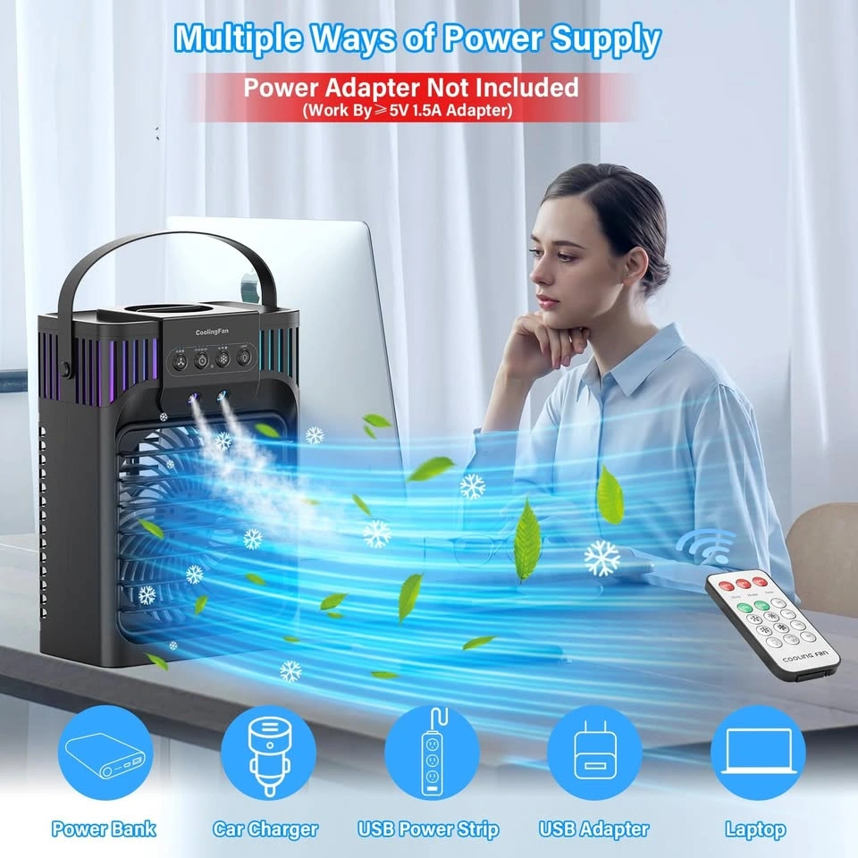 4-in-1 Portable Evaporative Air Cooler w Remote - photo 5