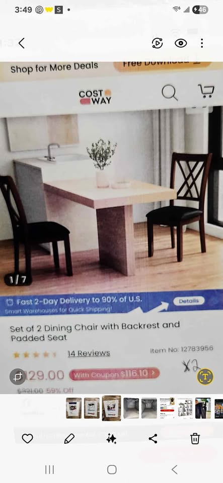 1 SET OR 2 SET BLACK CHAIR