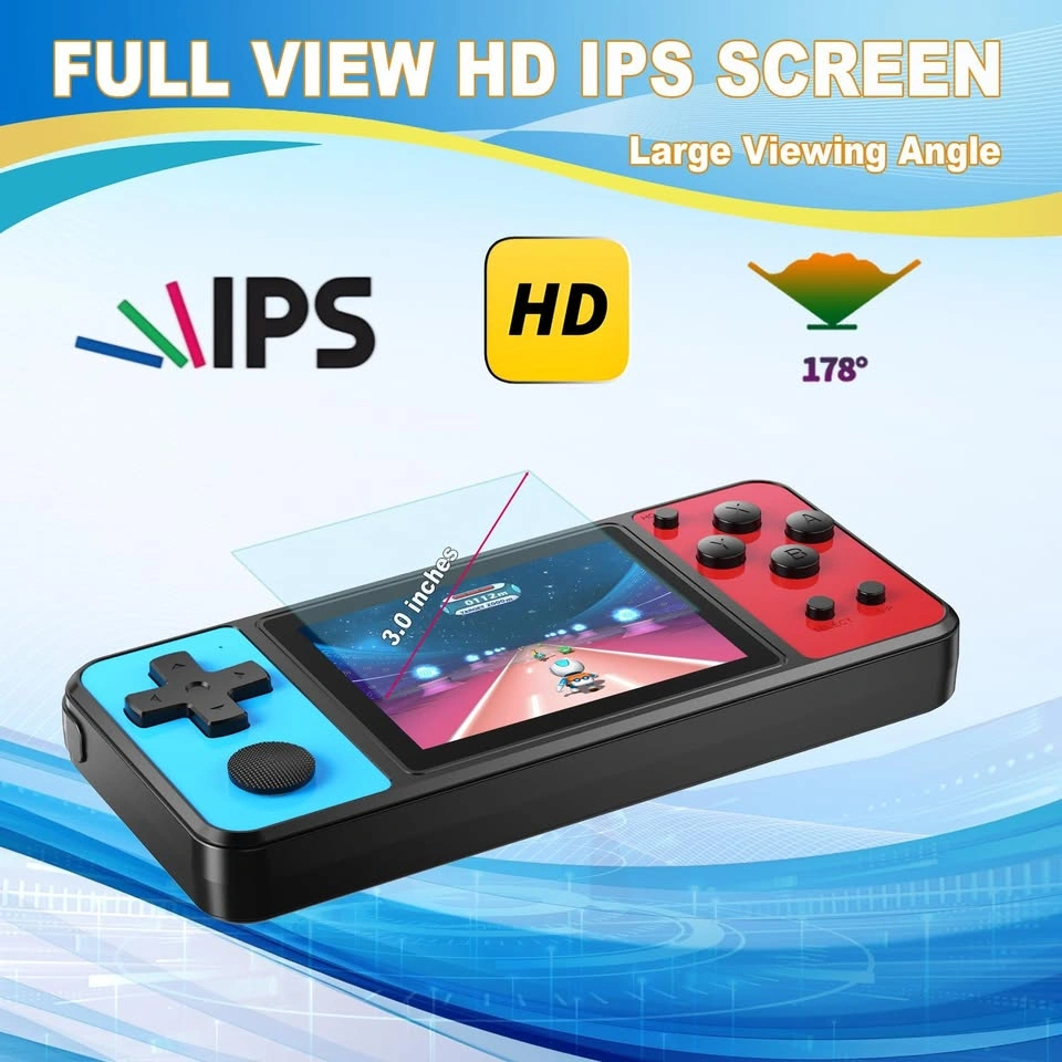 KAVOYI 32 Bit Handheld Games for Kids, 3.0" IPS Screen - photo 3