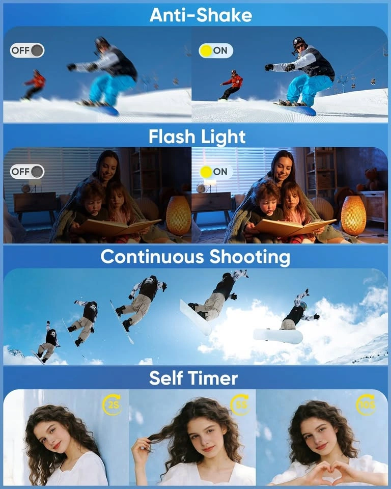 4K Vlogging Camera with WiFi & 180° Flip Screen - photo 4