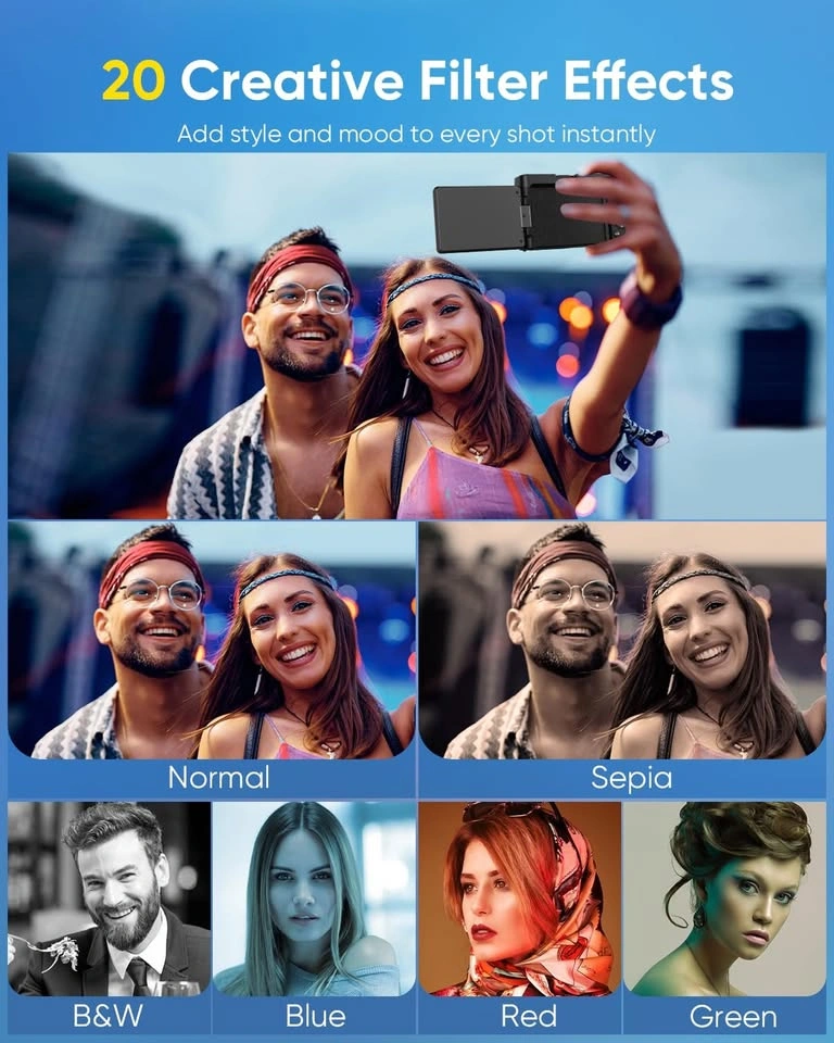 4K Vlogging Camera with WiFi & 180° Flip Screen - photo 5