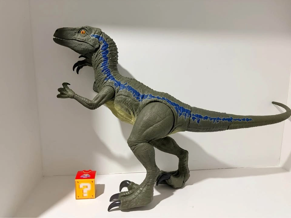 Jurassic World Super Colossal Velociraptor Blue 18 inch - photo 2