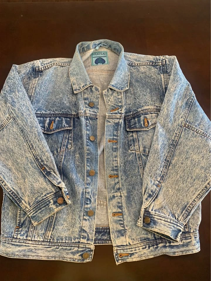 Chateau club denim jacket small (oversized fit) - photo 4
