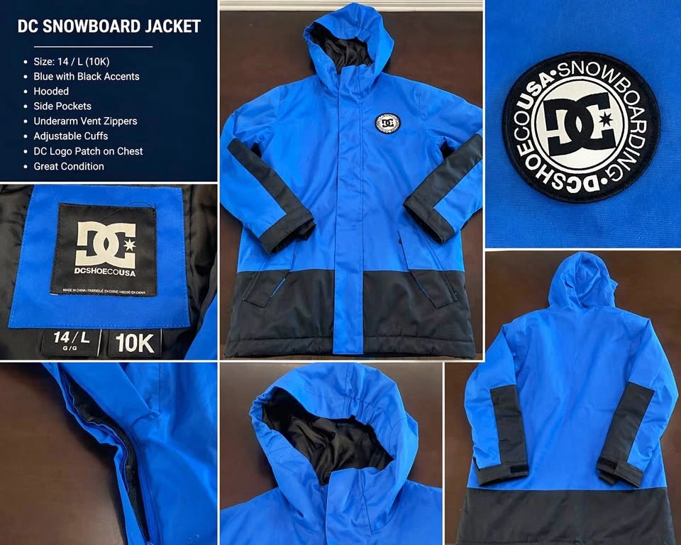 DC Snowboard Jacket Youth Large (14) - $35