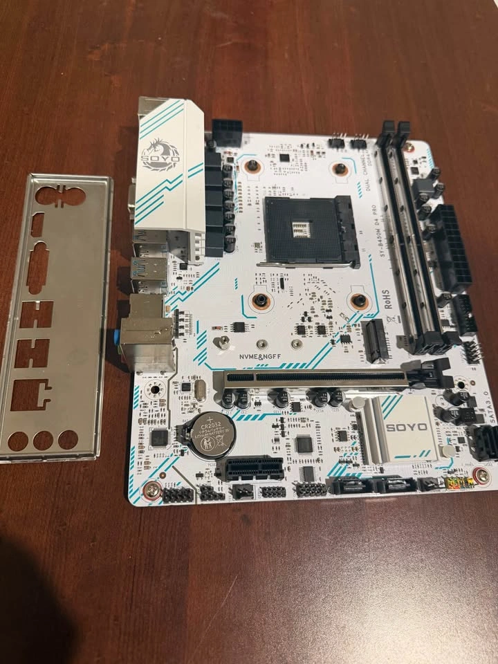White B450 MATX Motherboard - photo 2