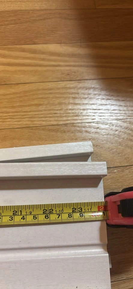 White wooden shelves (pair) - photo 5
