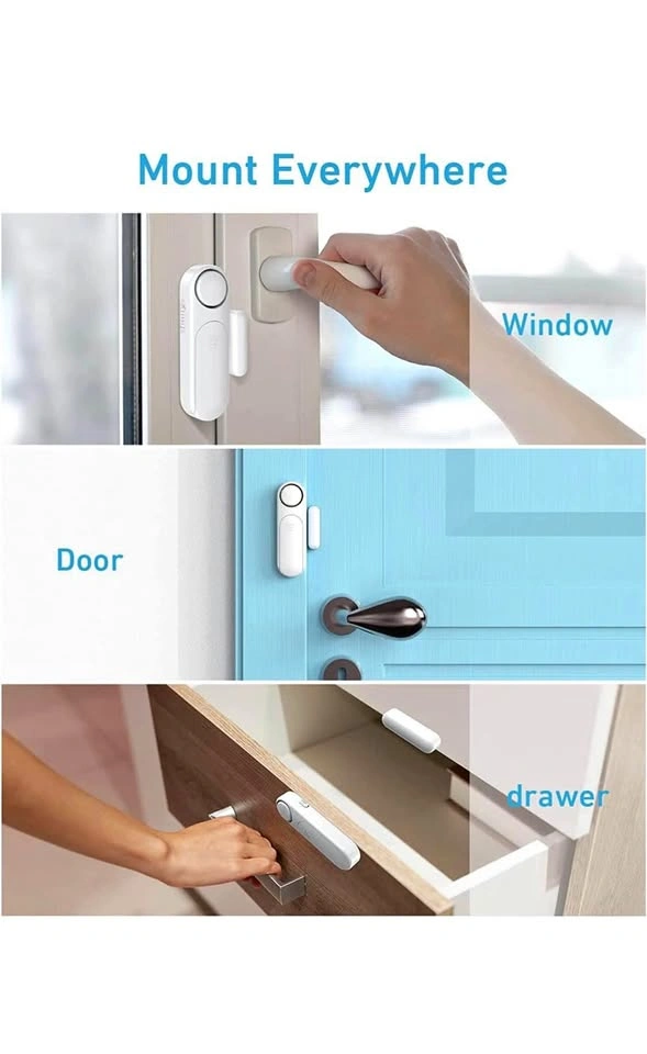 New Door Alarm Sensor (2 Pack)