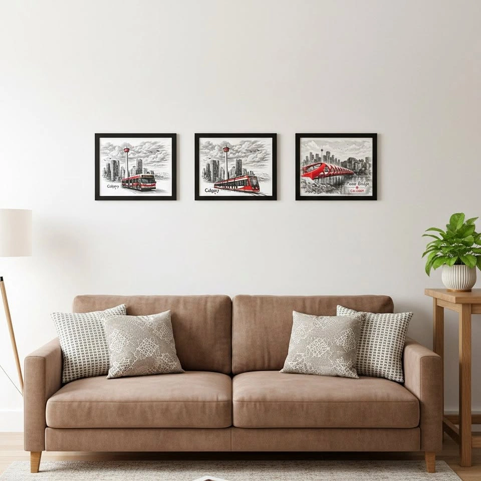Modern Wall Art Frame – Gift, Office, Home Decor | Calgary Picku