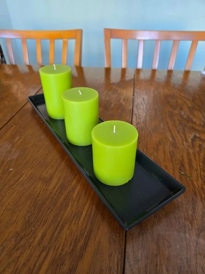 Candles and tray - photo 4