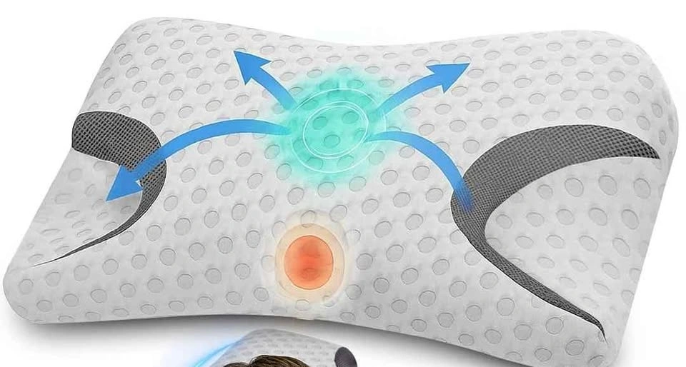 Ergonomic Memory Foam Pillow | New