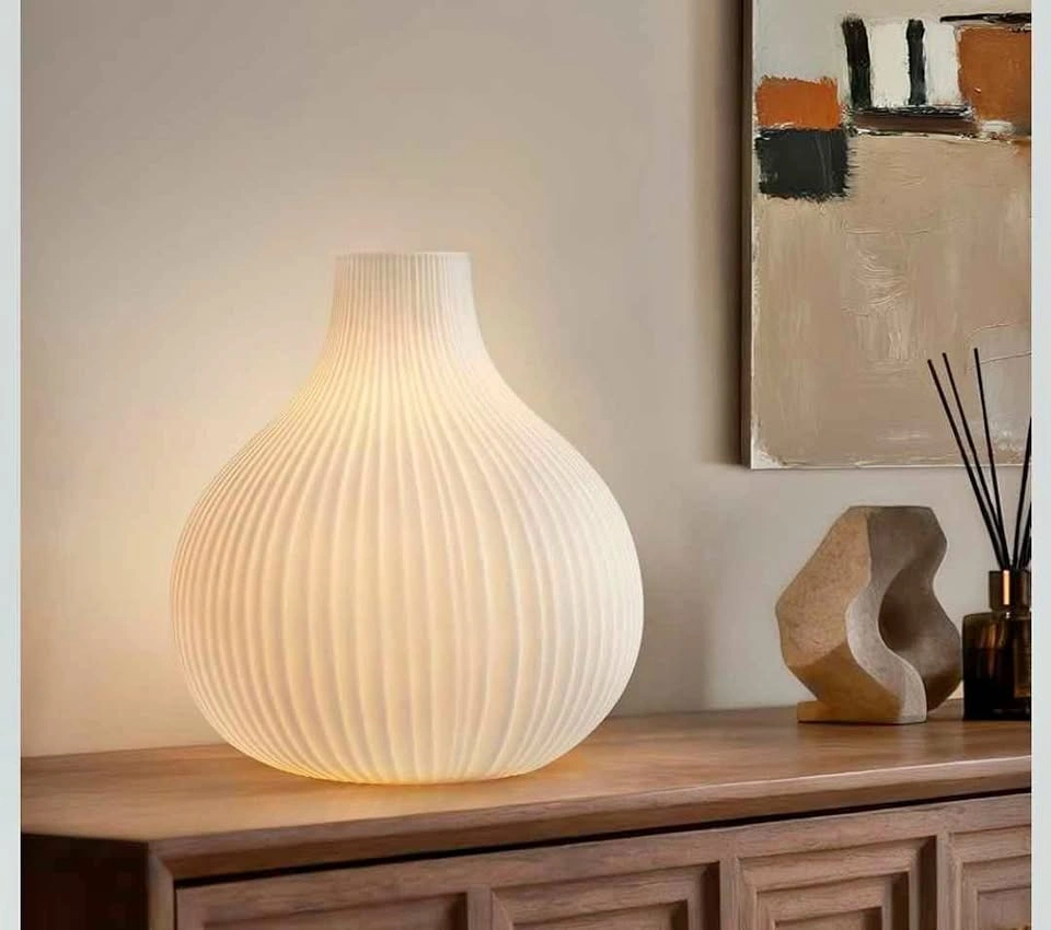 Modern Ceramic Table Lamp (Bulb Included) | Brand New Open Box