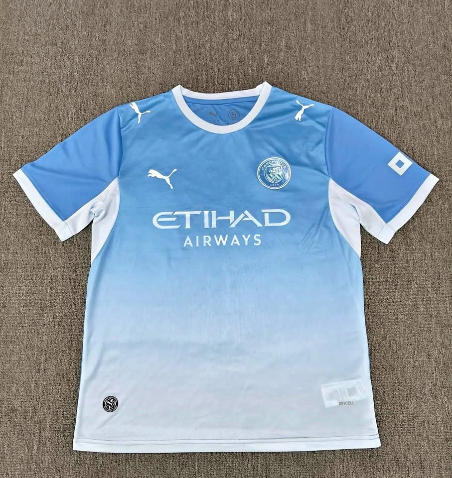 Puma Man City 2025/26 Home Jersey - Light Blue Gradient