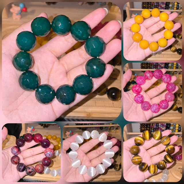 Handmade Gemstone Beaded Bracelets