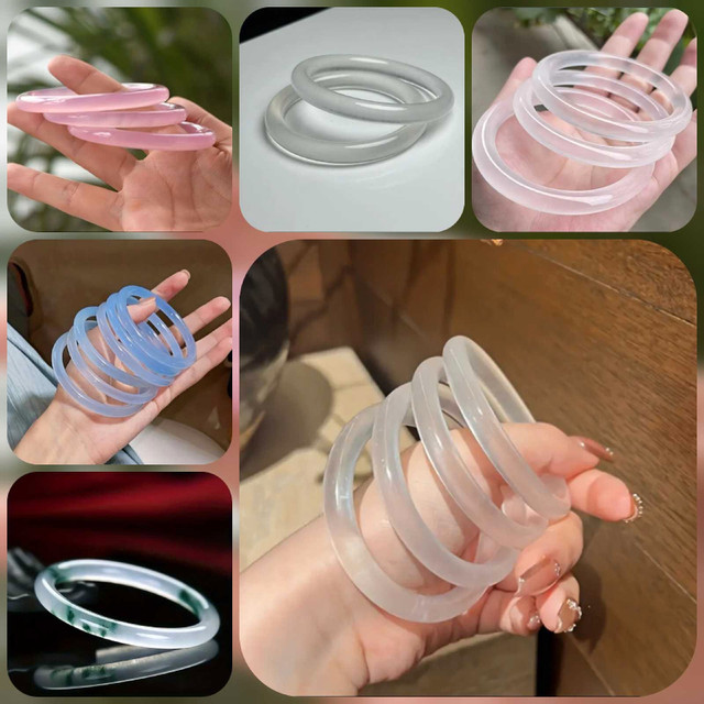 Natural Quartz Bangle Thickness 0.8cm