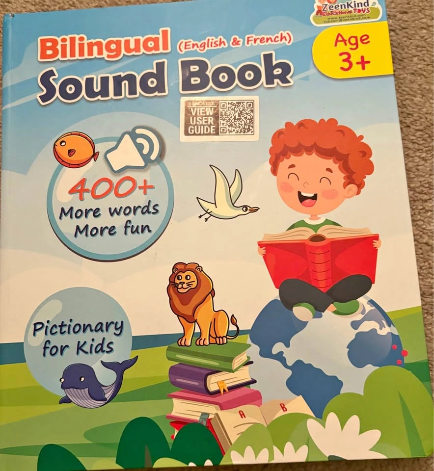 Bilingual French English Audio Book for Kids