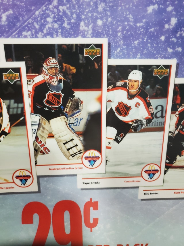 1992 McDonald's Hockey Promotional Poster - photo 2