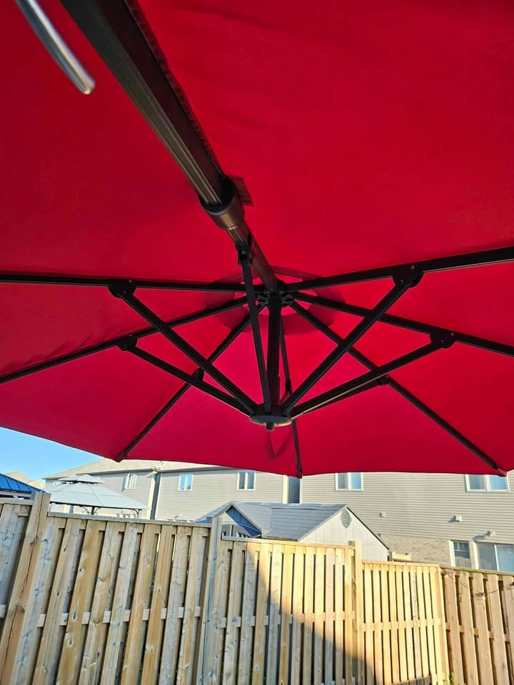 Patio Umbrella and stone stand - photo 2