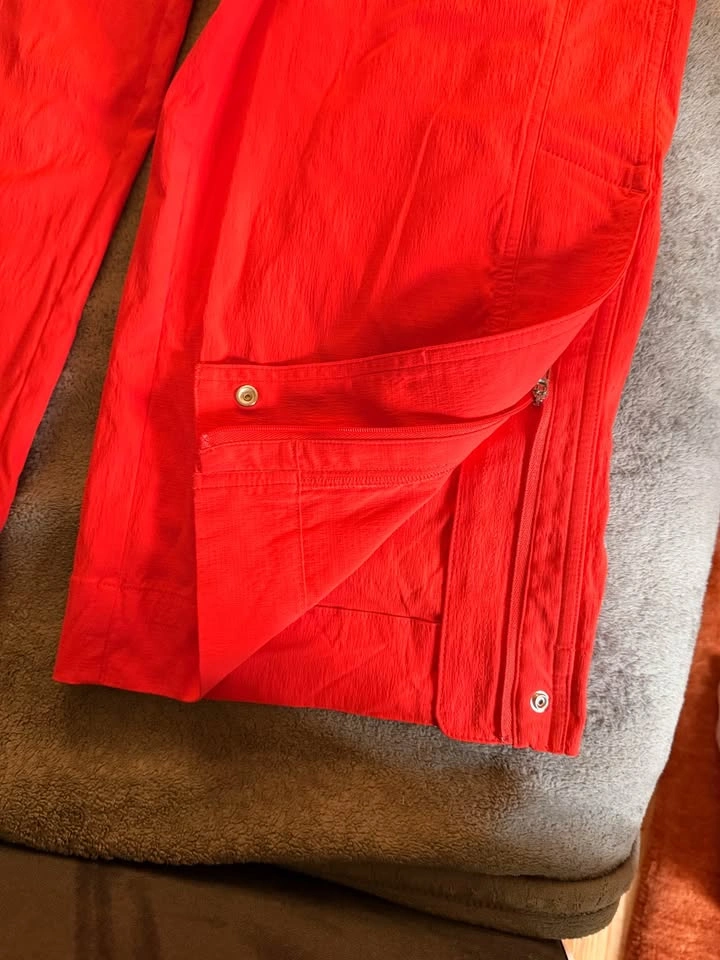 Athleta Red Parachute Trekkie Pants Size 8 - photo 5